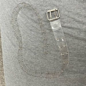 clear belt